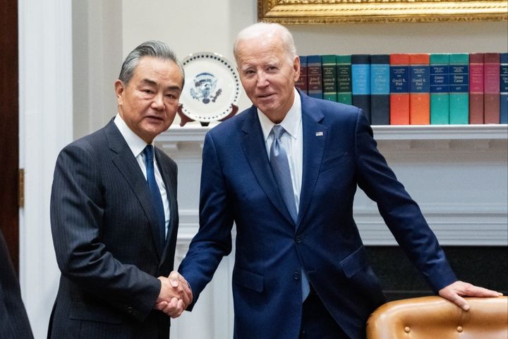 Chinese Foreign Minister Wang Yi Meets with Biden and White House Officials in Washington
